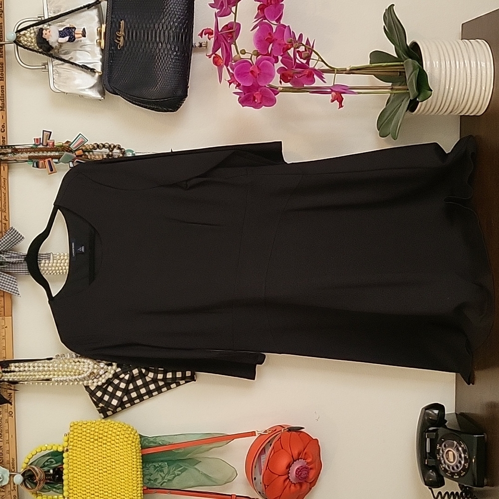 Lands End Black dress size L 14/16
